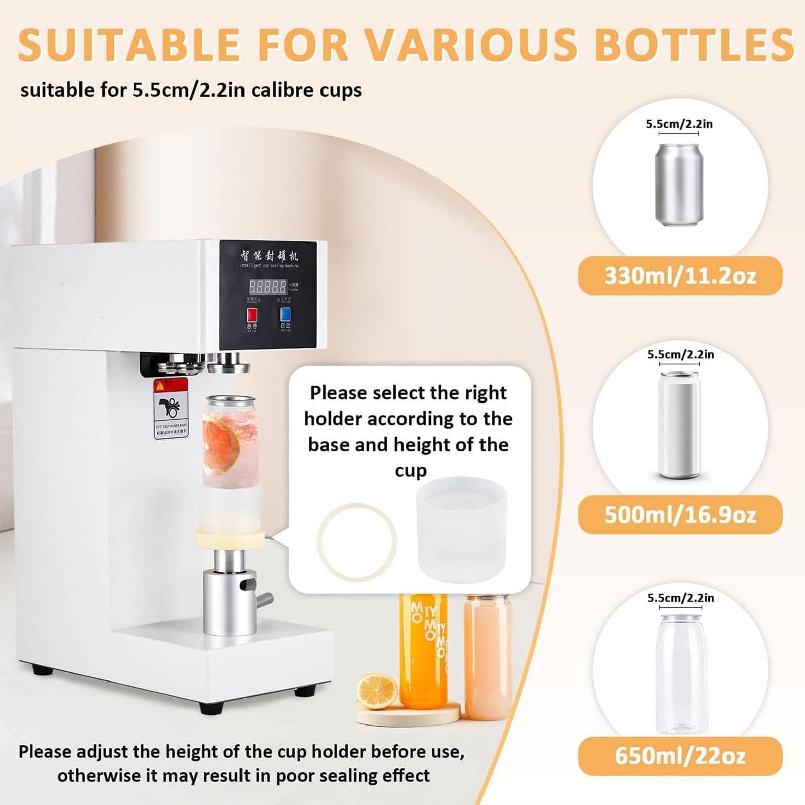 Selladora Automática de Latas con Contador Inteligente B