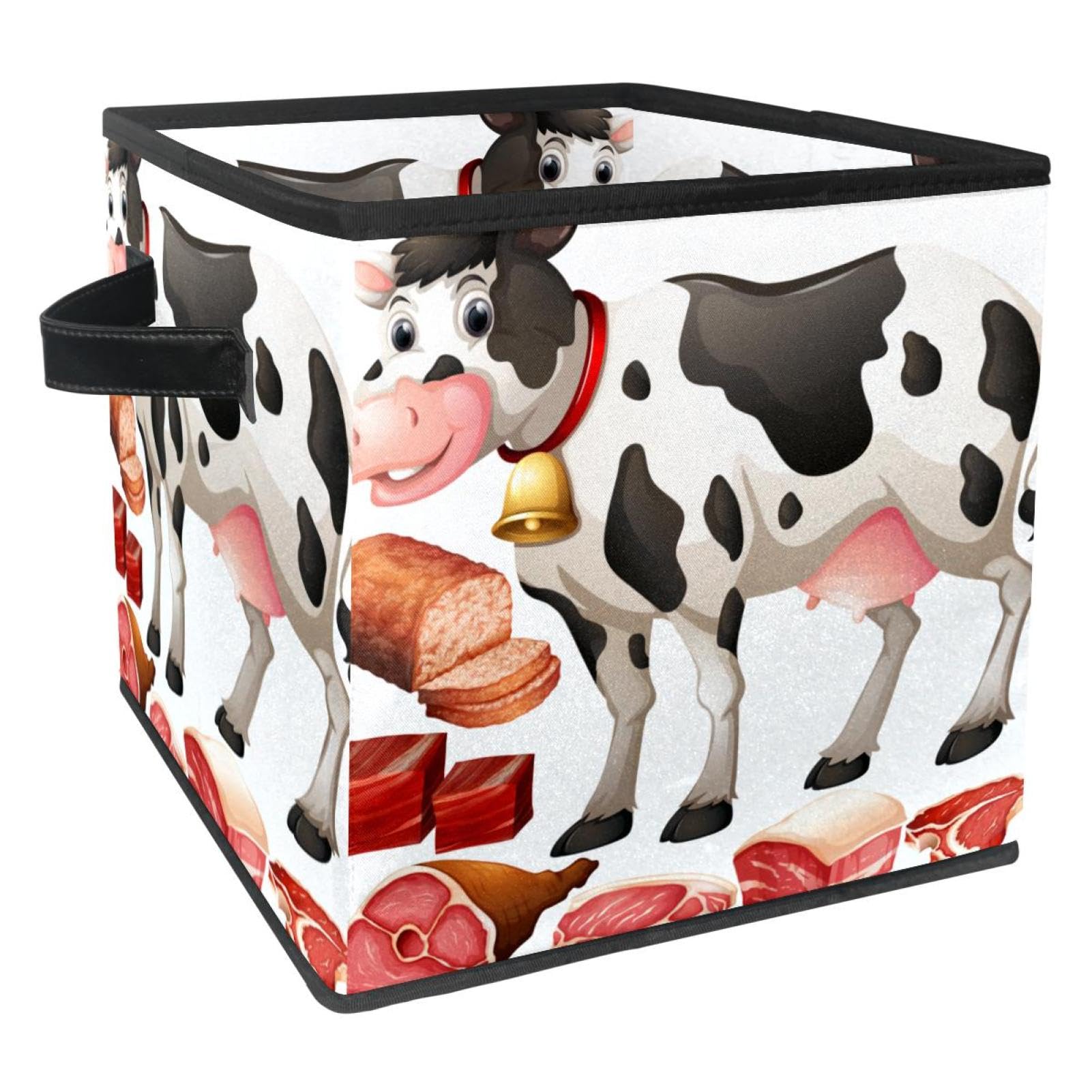 Boîte de rangement pliable en tissu cube bac placard dressing chambre pour jouets vêtement