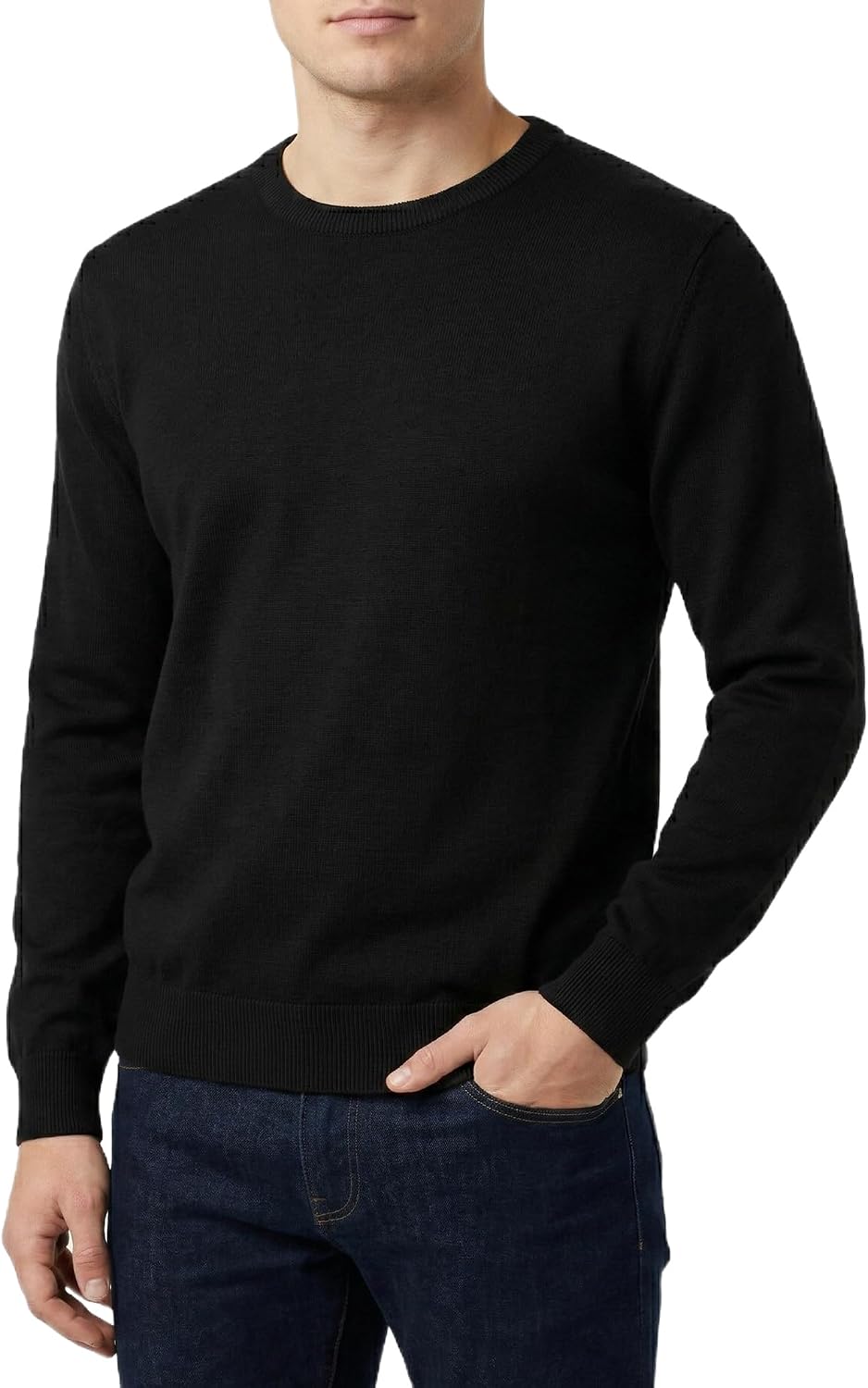 Chandail Homme Castle Point 100% Coton Col Rond Ou Col V - Pull Tricot Confortable