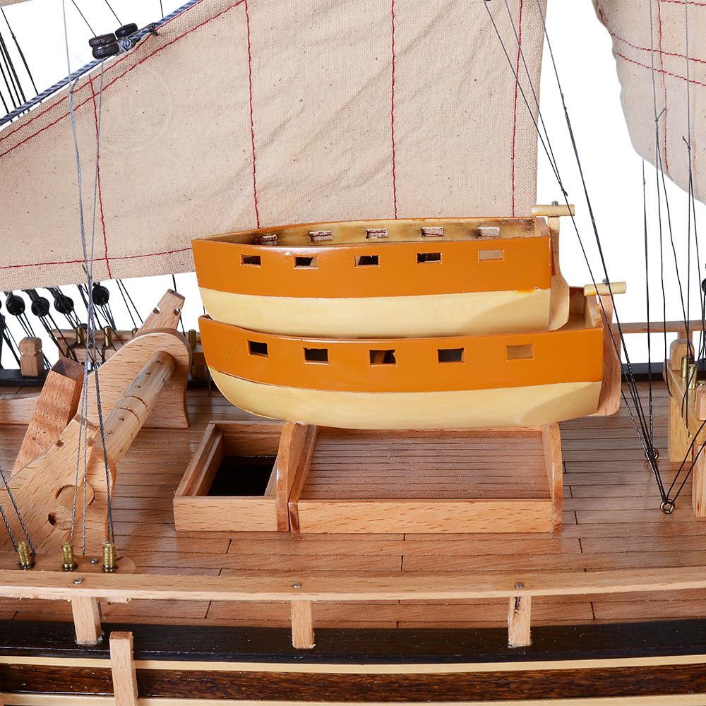 Old Modern Handicrafts Neues HMS Bounty-Schiffsmodell – zusammengebaut – nautisches Modellschiff in Museumsqualität für Zuhause und Büro – 37,0 L x 10,0 B x 30,0 H Zoll