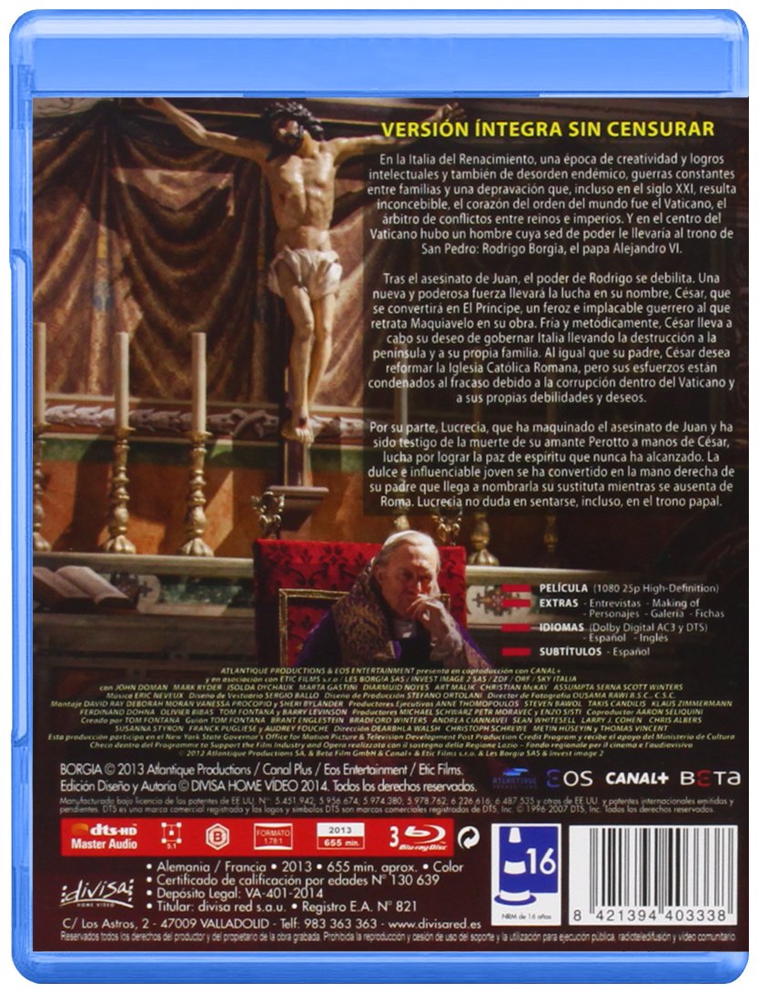 Borgia (2ª temporada) [Blu-ray]