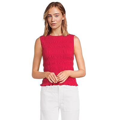 Madewell Sachi Smocked Tank Top Women