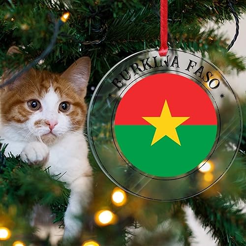 Vista 98 de Bandera de Curazao - Adorno para árbol de Navidad, bandera nacional, decoración de árbol de Navidad de Curazao, recuerdo acrílico, adorno colgante