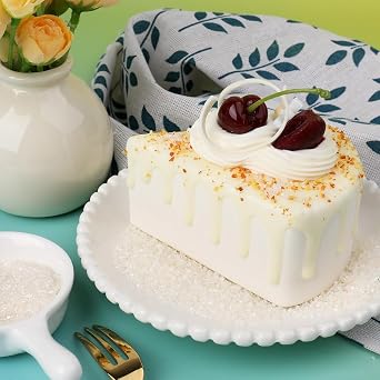 Sparkling White Sanding Sugar - 130g, Edible Sugar Crystals, Sprinkles Cake Decorations for Cookies, Cakes, Ice Cream & Cupcakes, Ideal for Birthday, Wedding & Party Baking