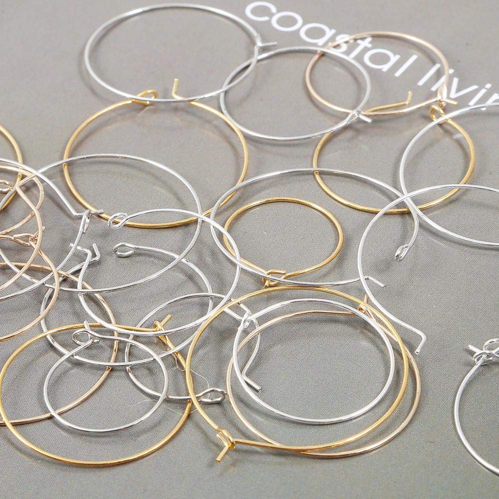 MOXIOU ER 30pcs / Lot 25-40mm Big Turno Hoops Orecchini - Foto 4