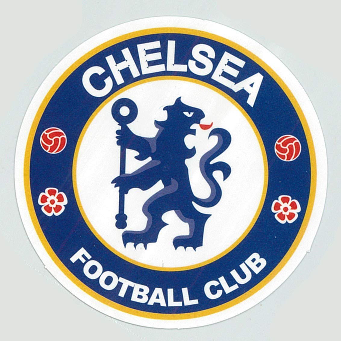 Amazon - チェルシー エンブレム・ステッカー〔st304〕 - FANS:エンブレムステッカー - ステッカー・マグネット