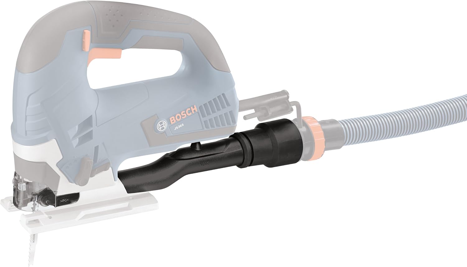 BOSCH JA1009 Dust Collection Kit for JS365Jig Saw, Black Vacuum And