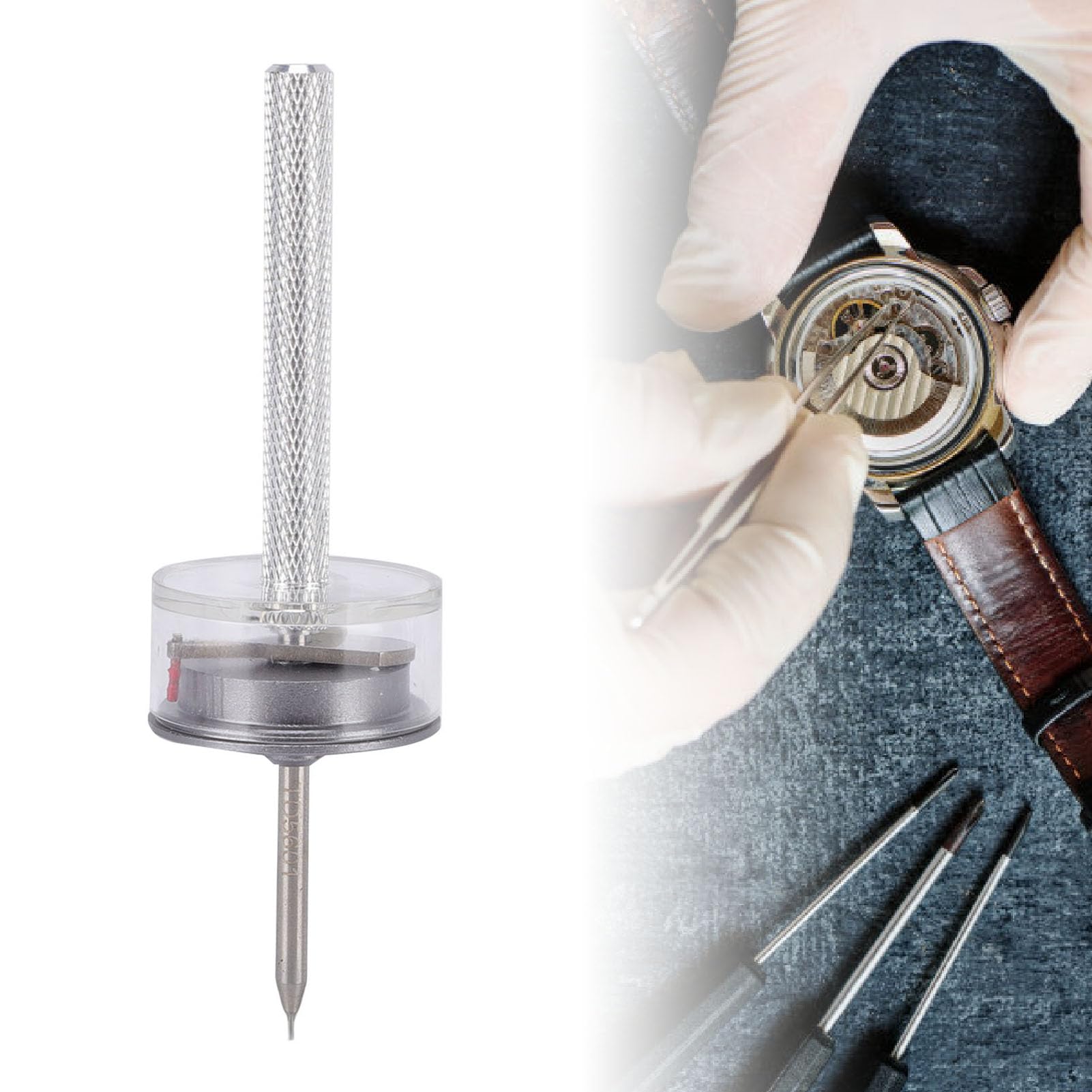 Herramienta de Ajuste de Velocidad de Movimiento de Reloj Llave de Precisión Ajustable Apta para Movimientos TD5601 5612 Diseño Ergonómico para Kit de Reparación de Relojes