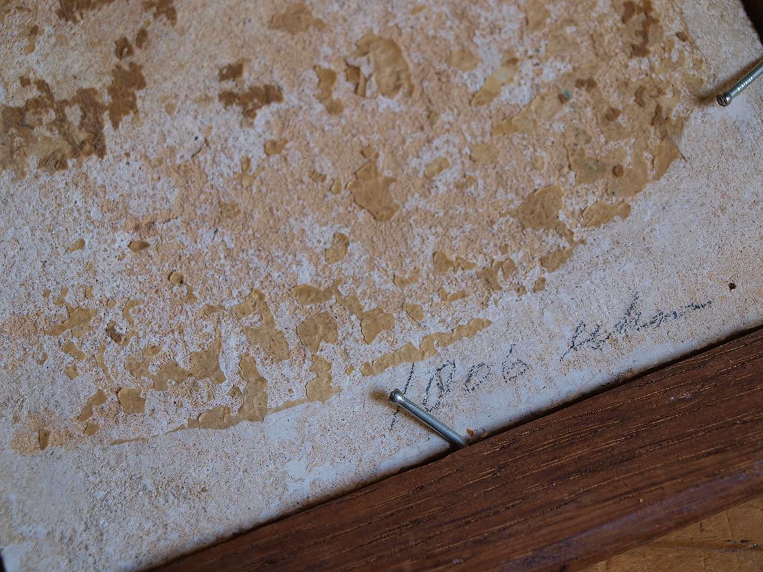 デルフトタイル そり遊び 何かを運ぶ人 帽子落ちてますよ 木製フレーム