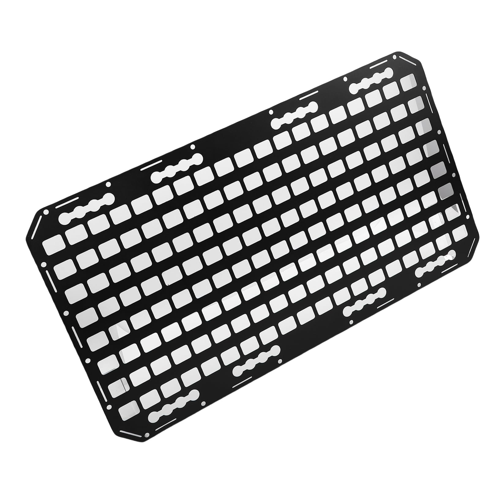 Ausla Panneau Molle pour Camion, Support Modulaire en Aluminium pour Un Stockage Efficace du Fret, Organisation 432x768mm pour Pick-up, SUV, Camping-Car