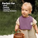 KeaBabies 8-Pack Organic Baby Bibs for Boys, Girls Drool Bibs (Cruise) | Super Absorbent Cotton Bibs for Teething and Drooling Newborn, Toddler, Ultra Soft, Machine Washable, Gender Neutral Colors