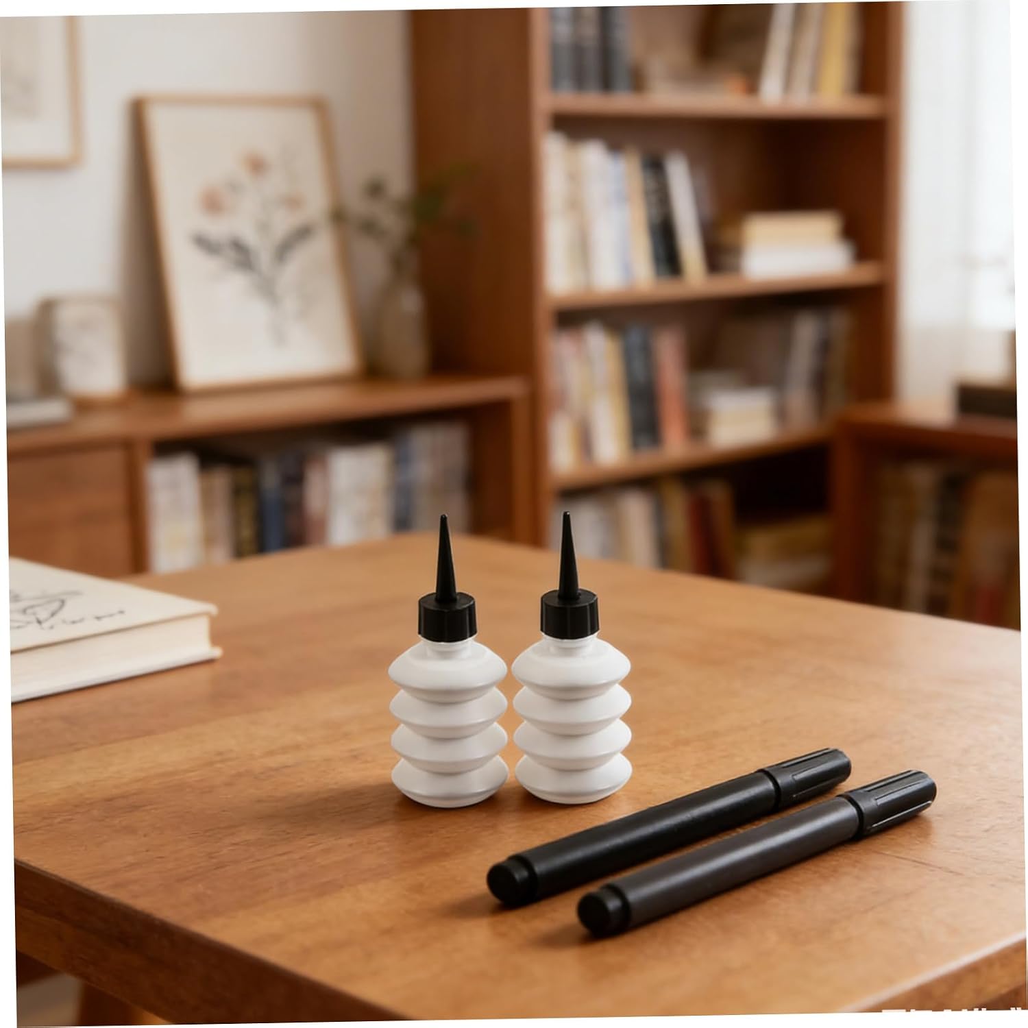 SECFOU Oil-Based Pigment Marker Ink Refill 25ml Permanent Pigment Inks for Markers Set of 24 for Office School and Craft Use