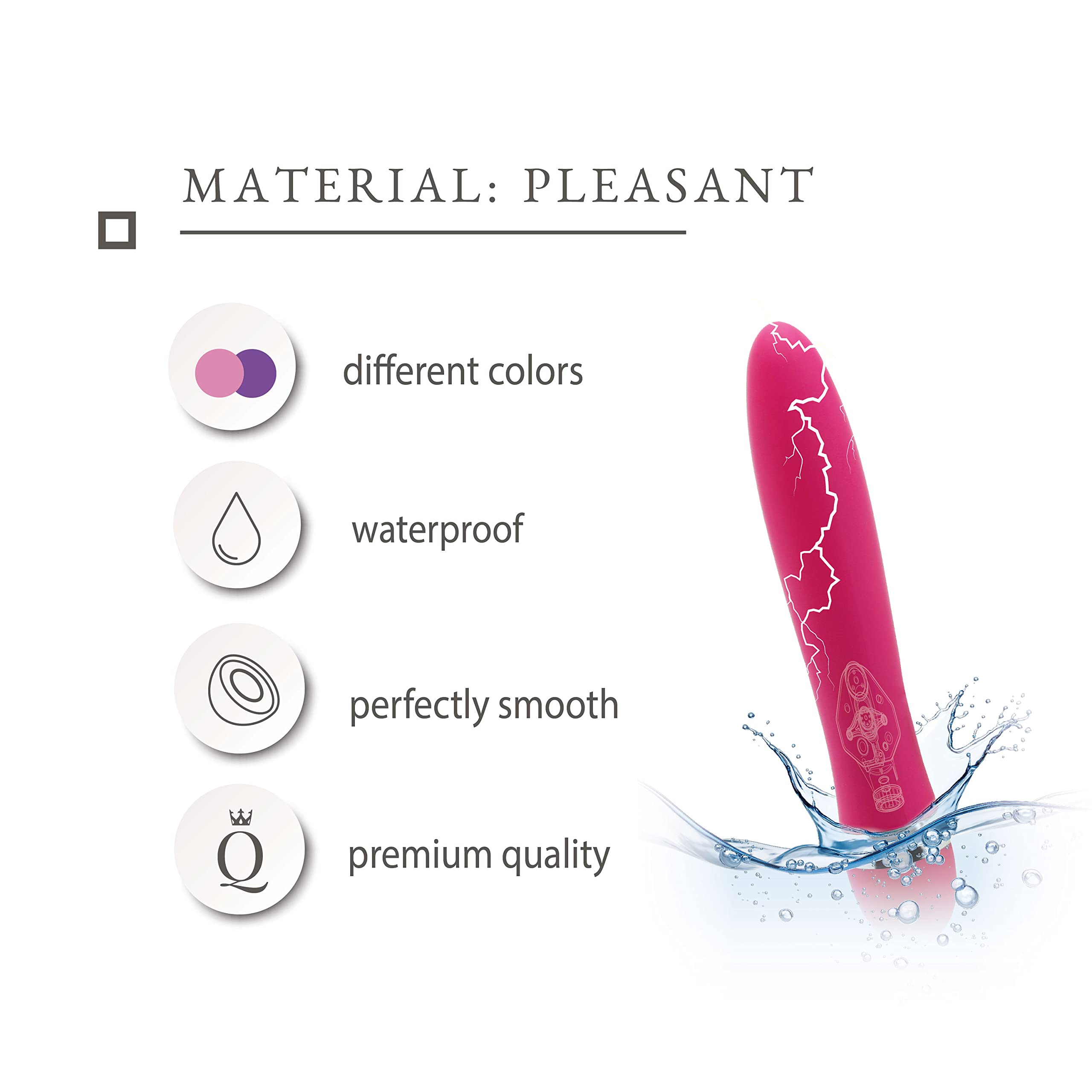 Vibratori classici Vibrazione per donna 19 cm/3 cm Sex toys multivelocità per coppia e singolo vibratore rosa Vibratore classico vibratore silenzioso donna FOPS W108
