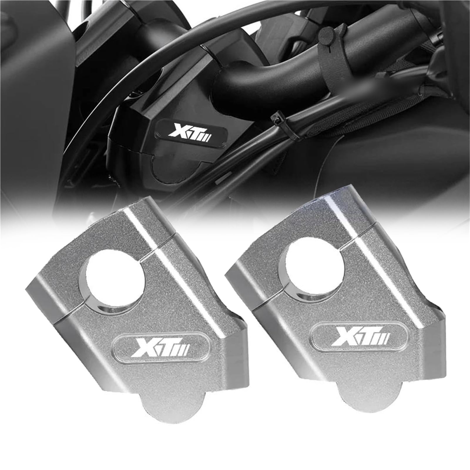 Réhausseur de guidon CNC XT250 XT500 en aluminium usiné