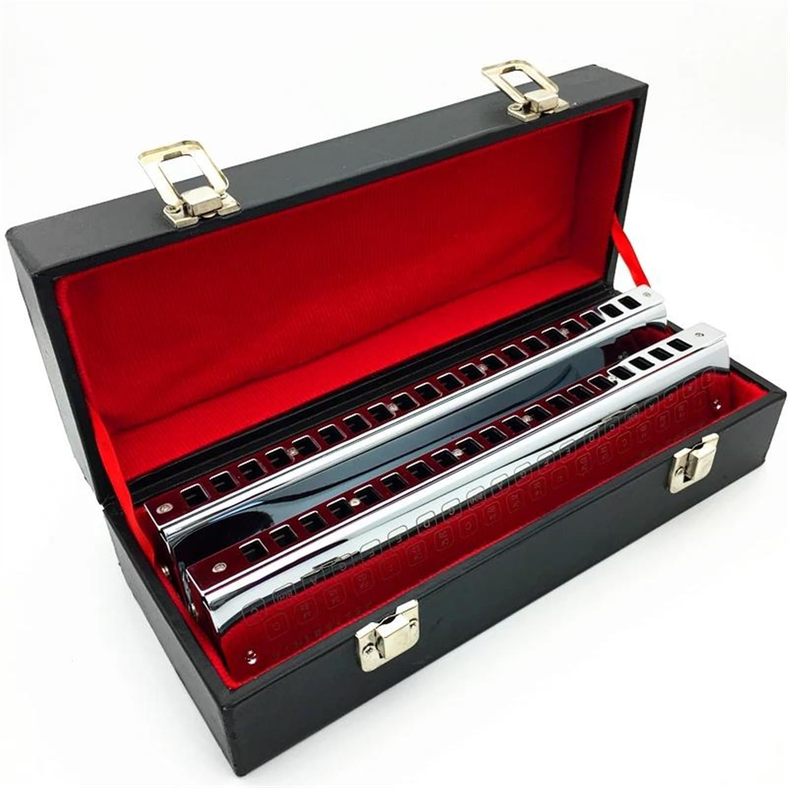 Amazon | ハーモニカ 絶妙なシルバーケース 39 穴