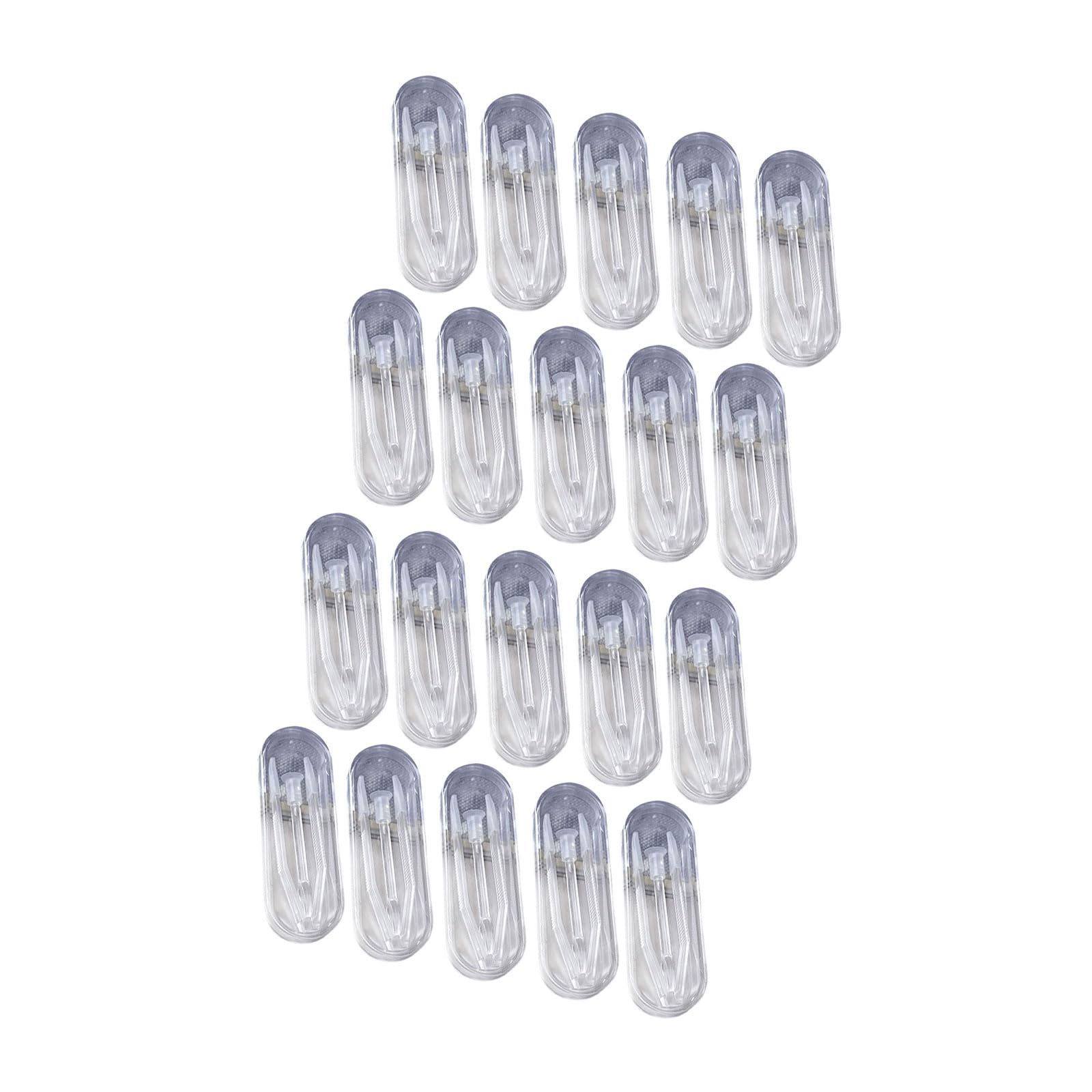 20PCS Transparency Lenses Tweezers with Suction Cup Stick Wearing Tool for Daily Use and Travel Essential Lenses Application Tool