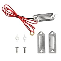 Vista 2 de Valla eléctrica PolyTape a PolyTape a Energizer Conector con alambre y placas de cinta para conexión eléctrica de valla (2 placas de cinta+2 cables)