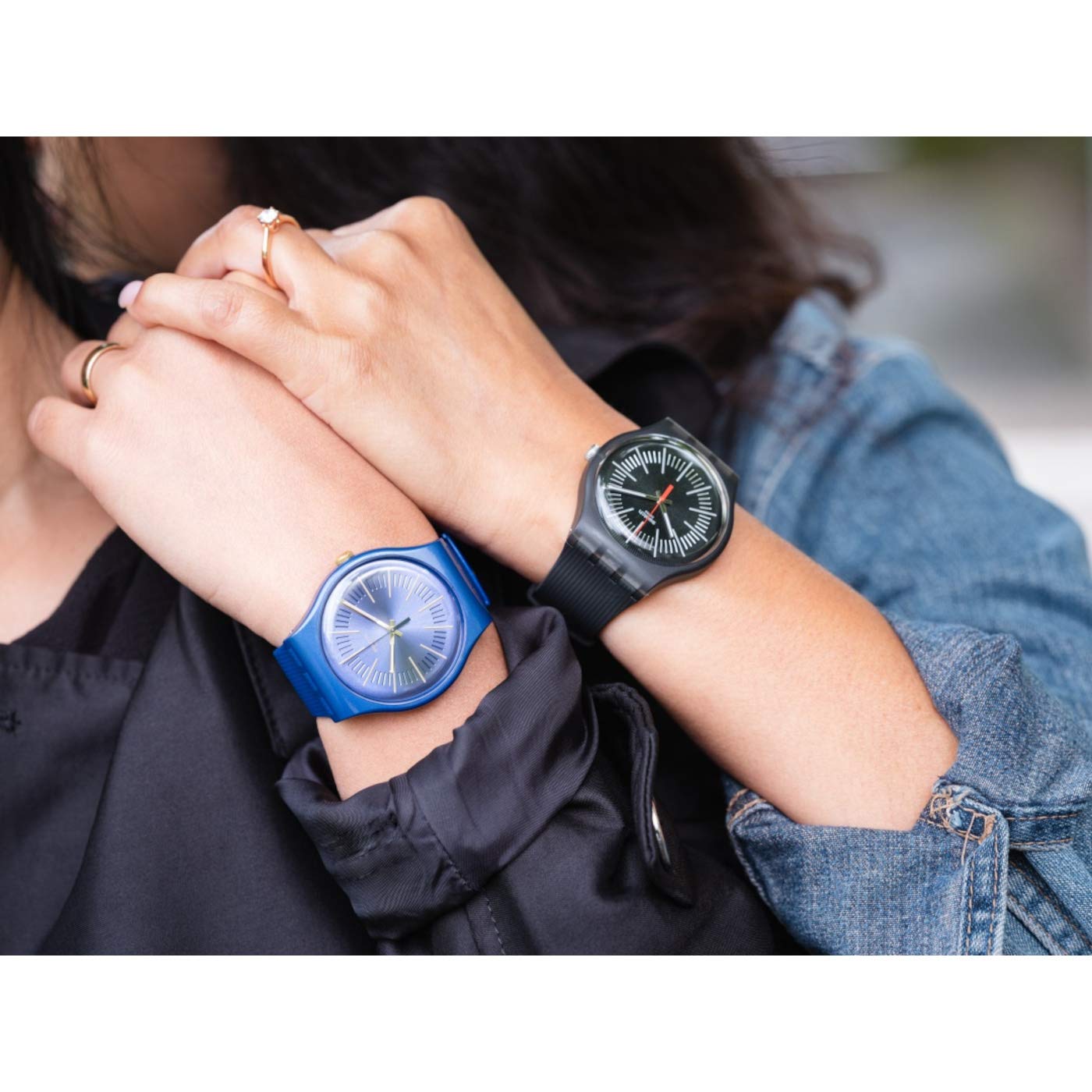 SWATCH Analógico Modelo Reloj SUOB178. Marca