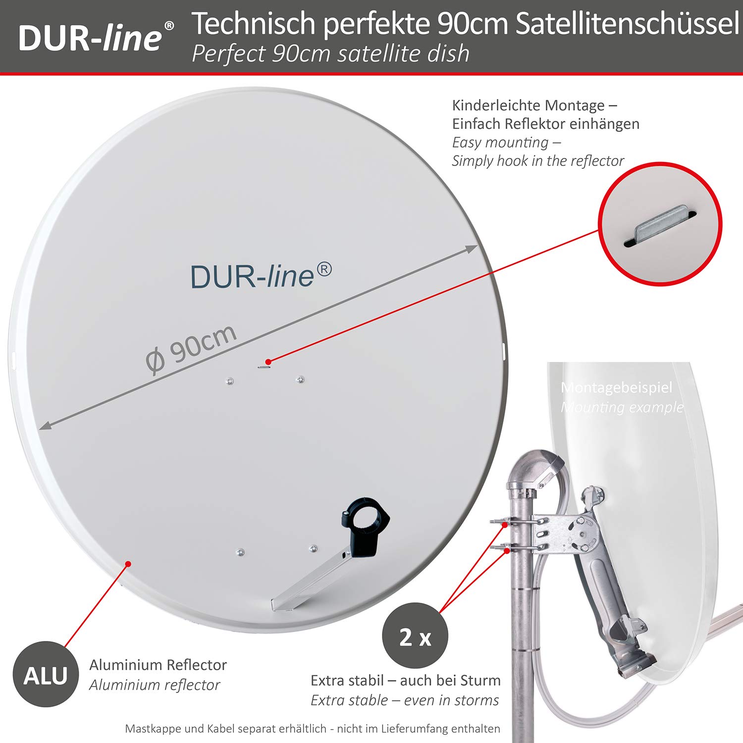 Triax tds 80a satellietschotel 80 cm antraciet - Elektronica online kopen? | Korting tot 25