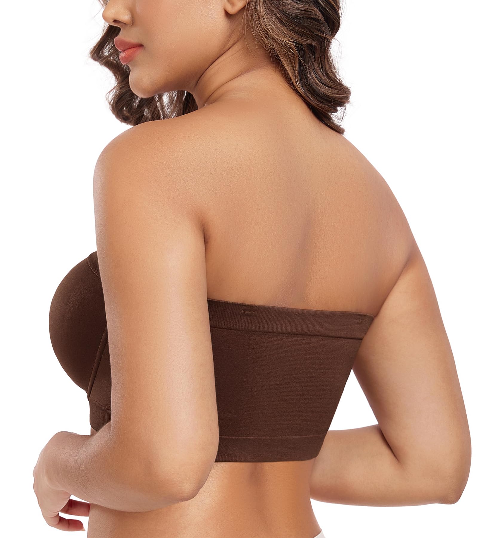 DotVol Soutien-Gorge pour Femme Bandeau à Armatures sans Couture