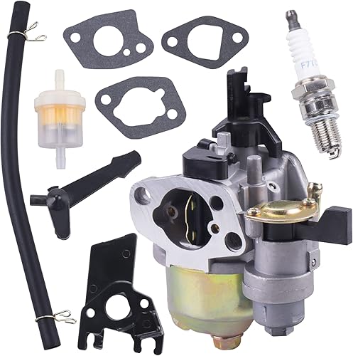 JINGKE Conjunto de carburador GX160 para Honda GX140 GX160 GX200 5.5HP 6.5HP 196cc WP20 EG1400 EZ2500 Harbor Freight Predator 212cc Go Kart OHV R210