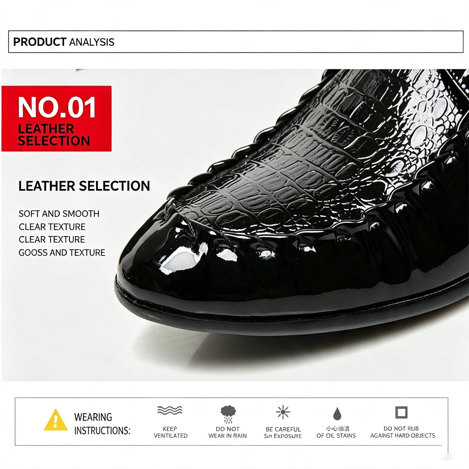 Uomo Scarpe Oxford Scarpe Formali | Eleganti, Classiche, Punta, Stringate, Formale, Business, Smoking, feste