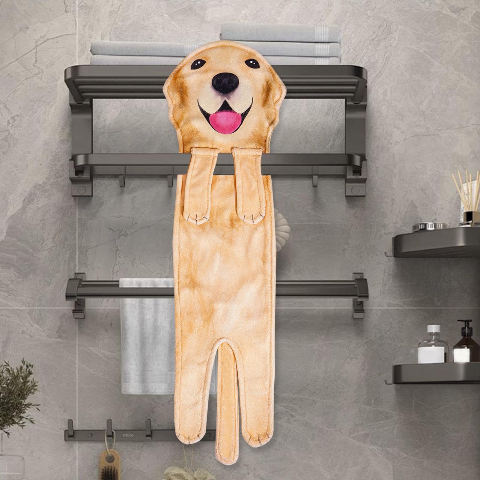 Asciugamani per cani per bagno, asciugamani per cani | salviette | decorative, asciugamano per cani morbido e assorbente, per bagno e cucina, adorabile ser