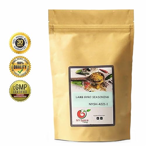 Miniatura 7 de NY SPICE SHOP Condimento de gyro de cordero – Mezcla de especias de giroscopio de 3 libras (48 onzas) – Condimento de gyro de cordero griego – Gyros
