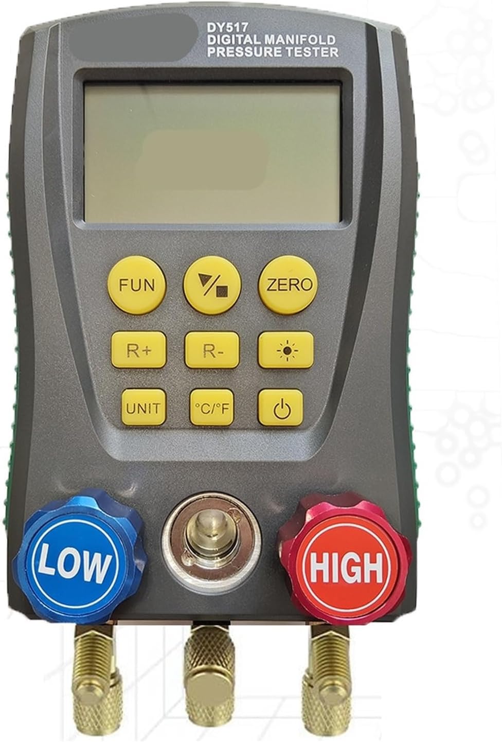 注文 新しい圧力/電子ゲージ冷凍マニホールドテスターエアコン温度テスターバルブツールキットDY517クリップ