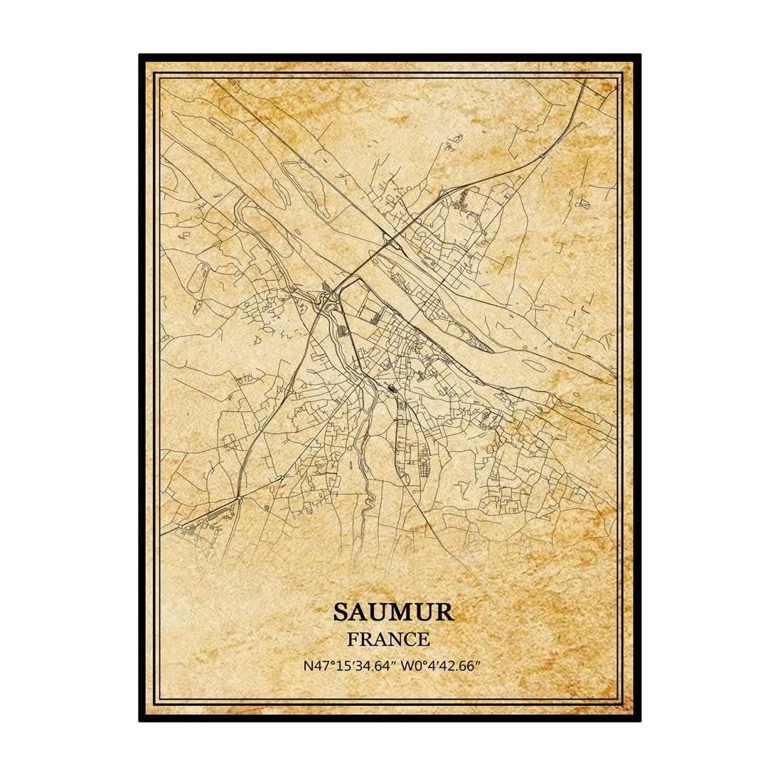 Saumur Map