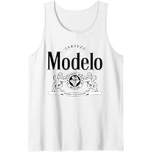 Modelo Black and White Logo Tank Top
