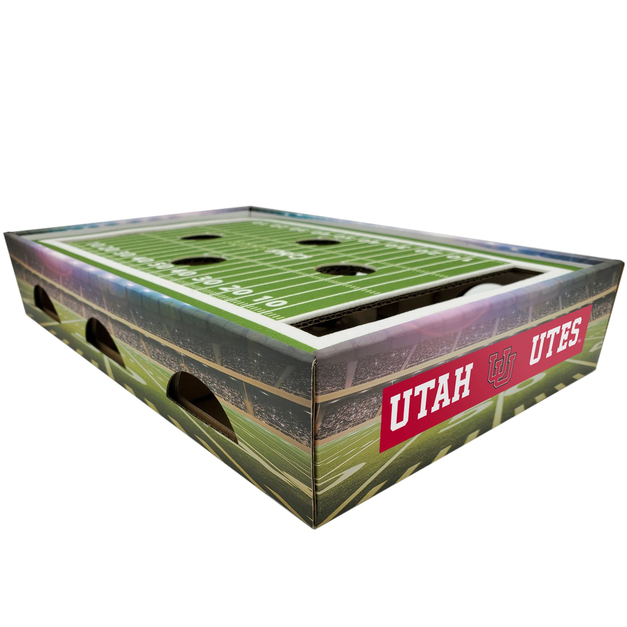 Pets First Ncaa Utah Utes Cat Scratcher Box Game Day Desertcart