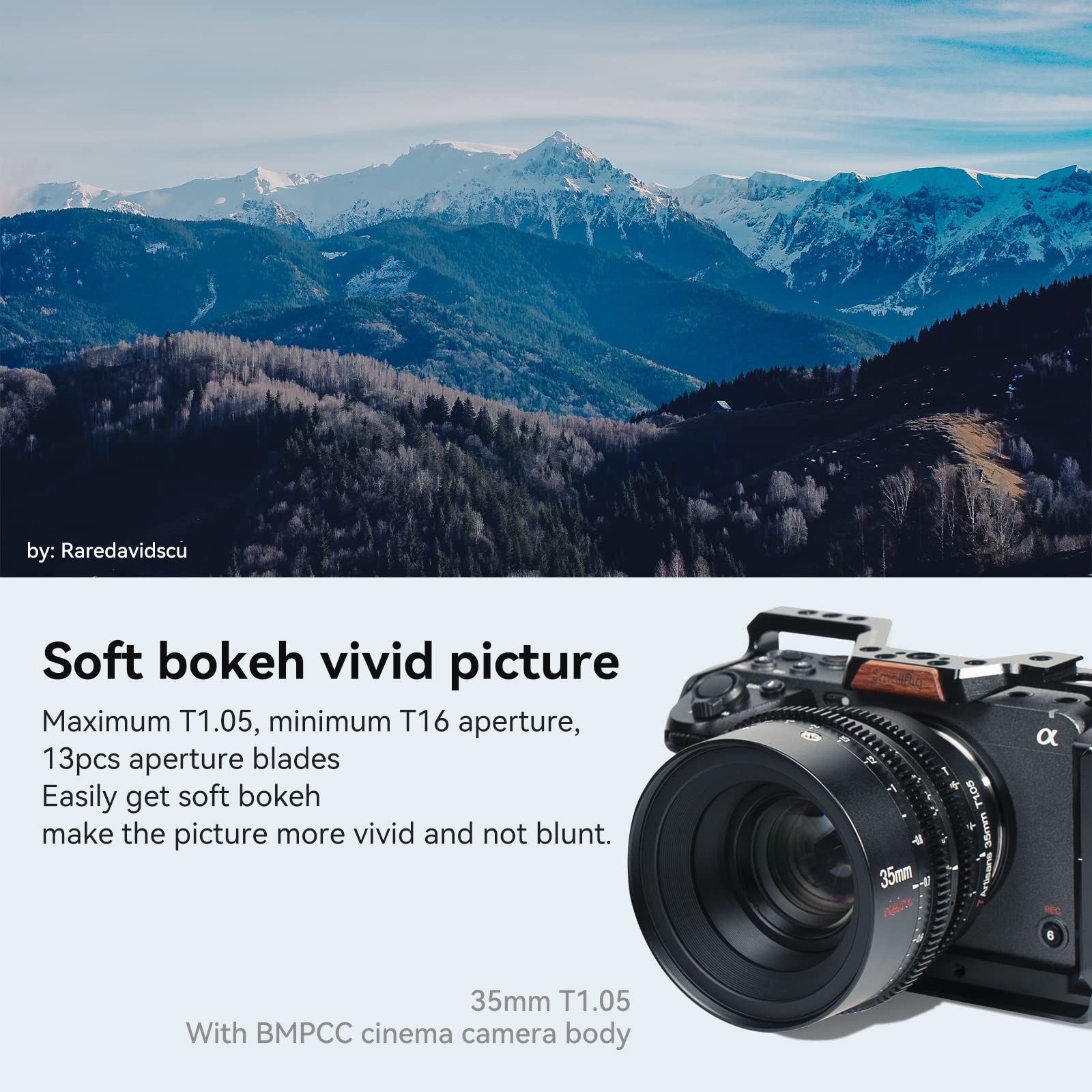 Amazon.com : 7artisans 25mm/35mm/50mm T1.05 Large Aperture