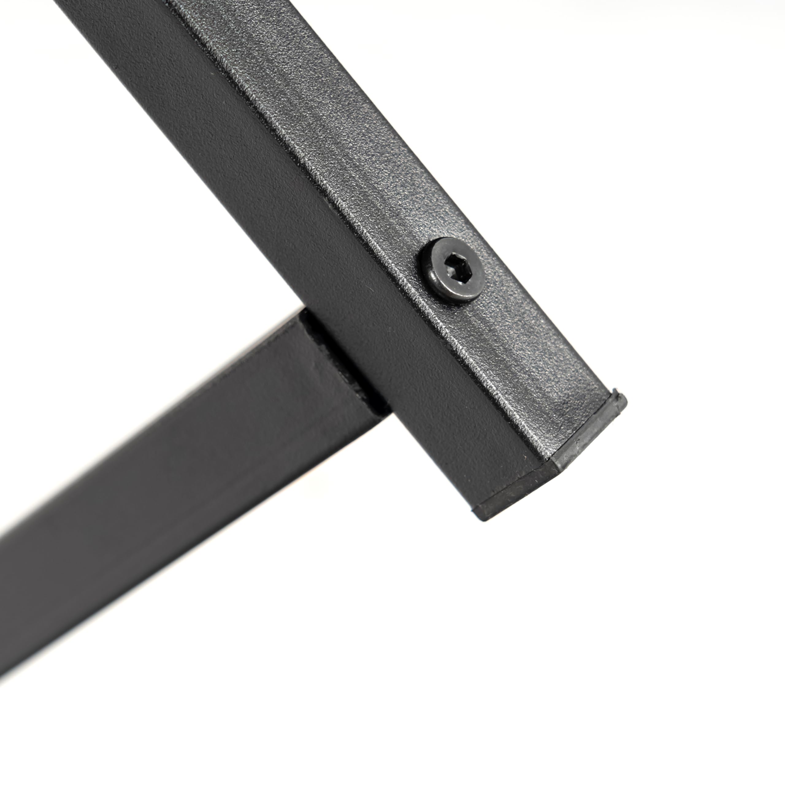 FurnitureR - Mesa de Dibujo Moderna, 120 cm, Madera y Metal, 2 Niveles de Almacenamiento, Ajuste de Altura, Bandeja de diseño Patchwork en Retro marrón y Negro, Ideal para Taller, creación o Oficina