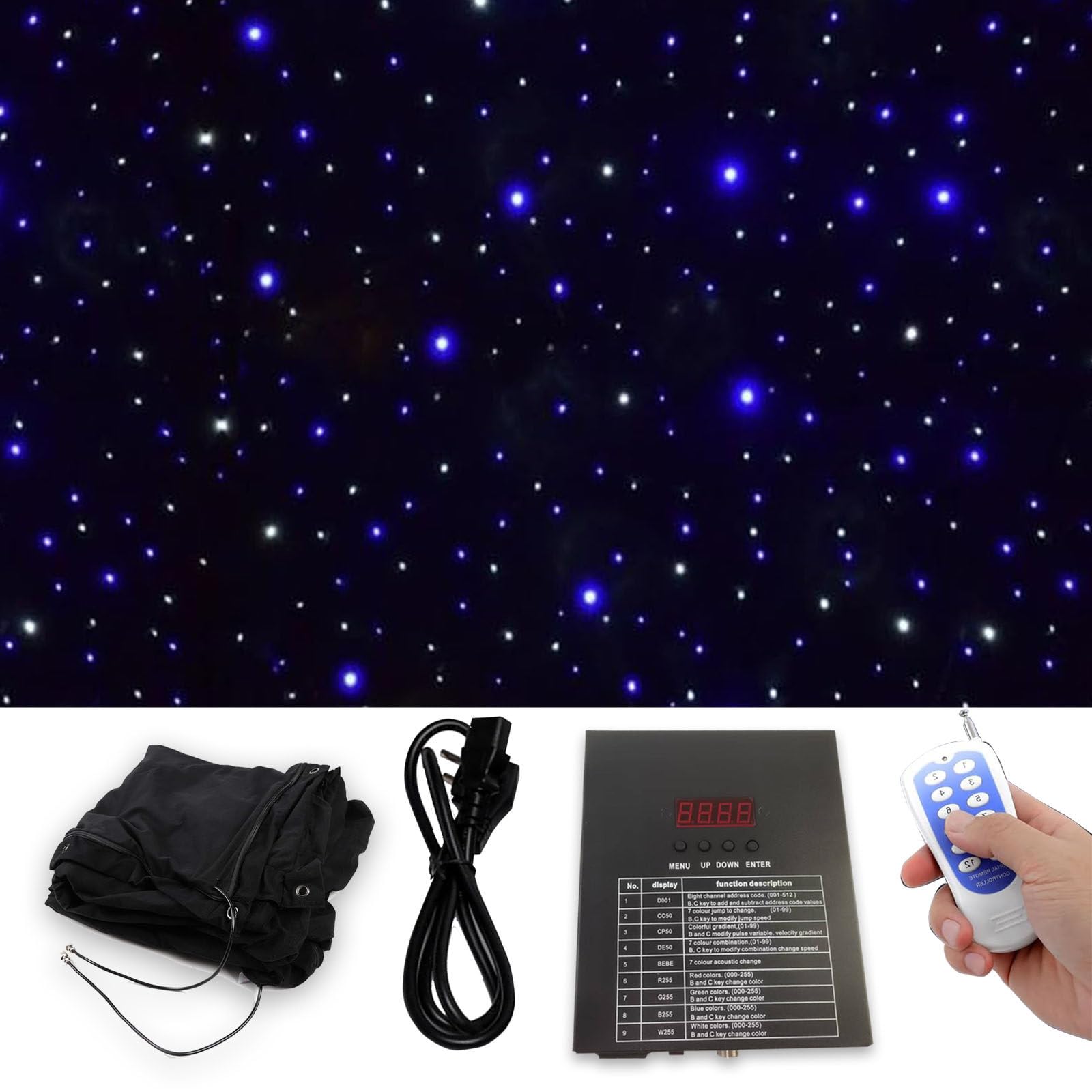 Tło sceniczne LED Gwiazda kurtyna świetlna Backdro,Tło sceniczne LED ze sterowaniem DMX 512,Dekoracyjne,Uchwyt ścienny,Tło sceny ślubnej dla zespołu Red-3x4m