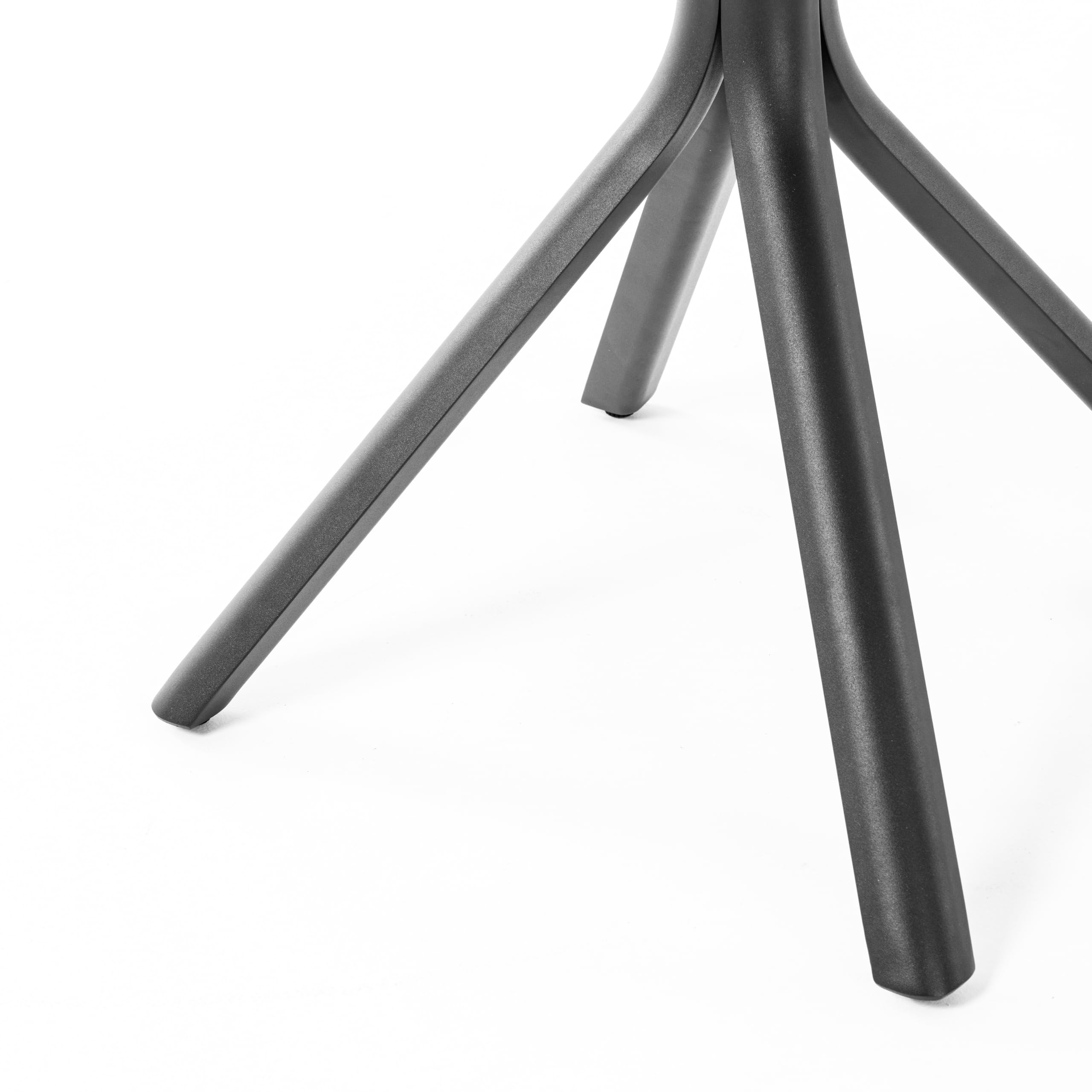 METRO Professional Mesa de Bar Soto, Aluminio, Ø 70 x 72 cm, Mesa de Exterior Redonda, Ideal para Terraza y Jardín, Gris Oscuro