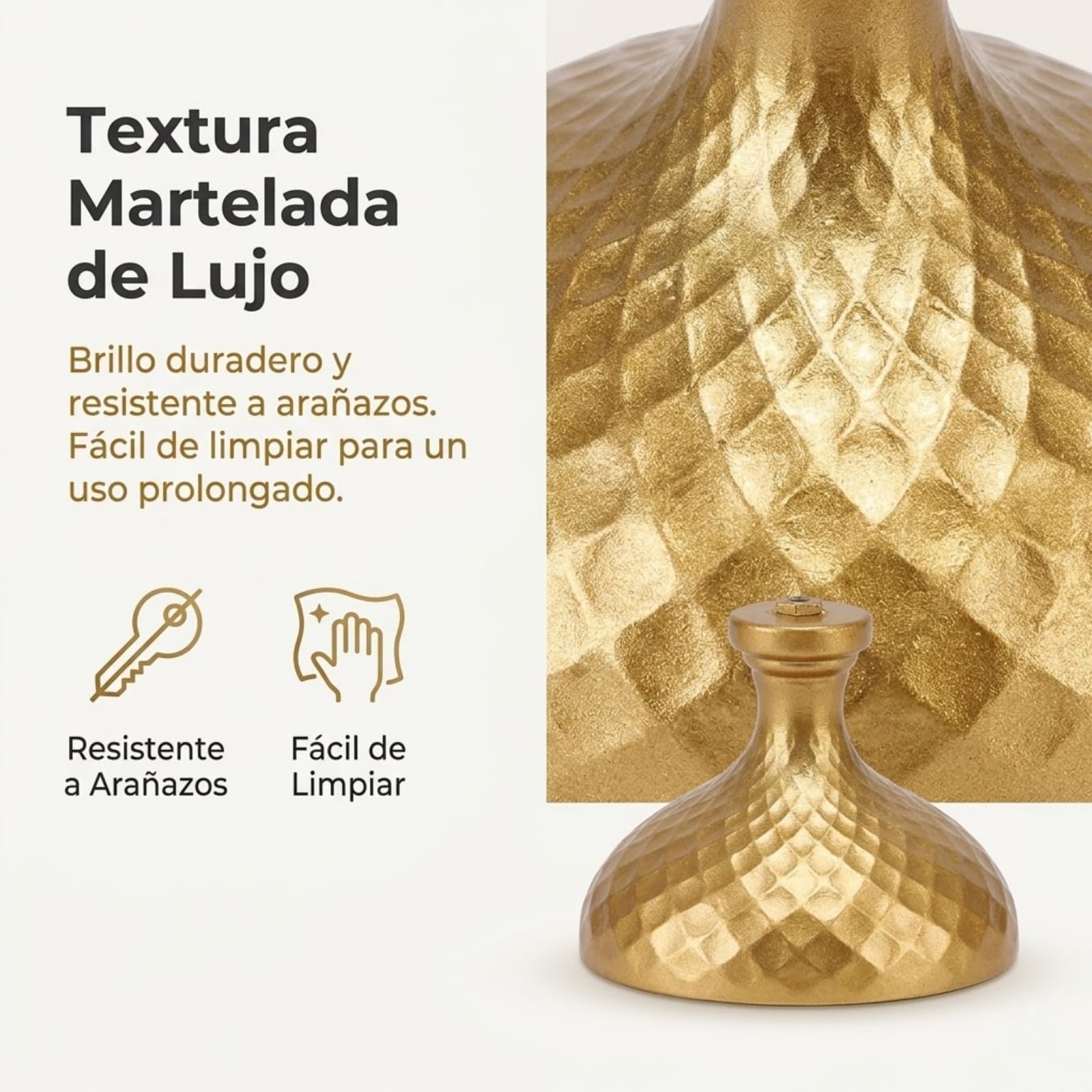 3 Piezas Juego de soporte para tartas de oro, soporte para cupcakes, hierro con base redonda elevada sin herramientas, platos de pastelería para mesa de postres de boda