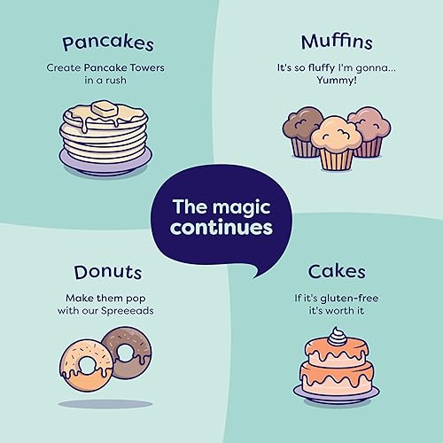 Miniatura 7 de Paranice - Mezcla para panqueques y waffles - Vainilla - Con harina de avena integral - Sin gluten - Solo tienes que añadir agua - Sin azúcar