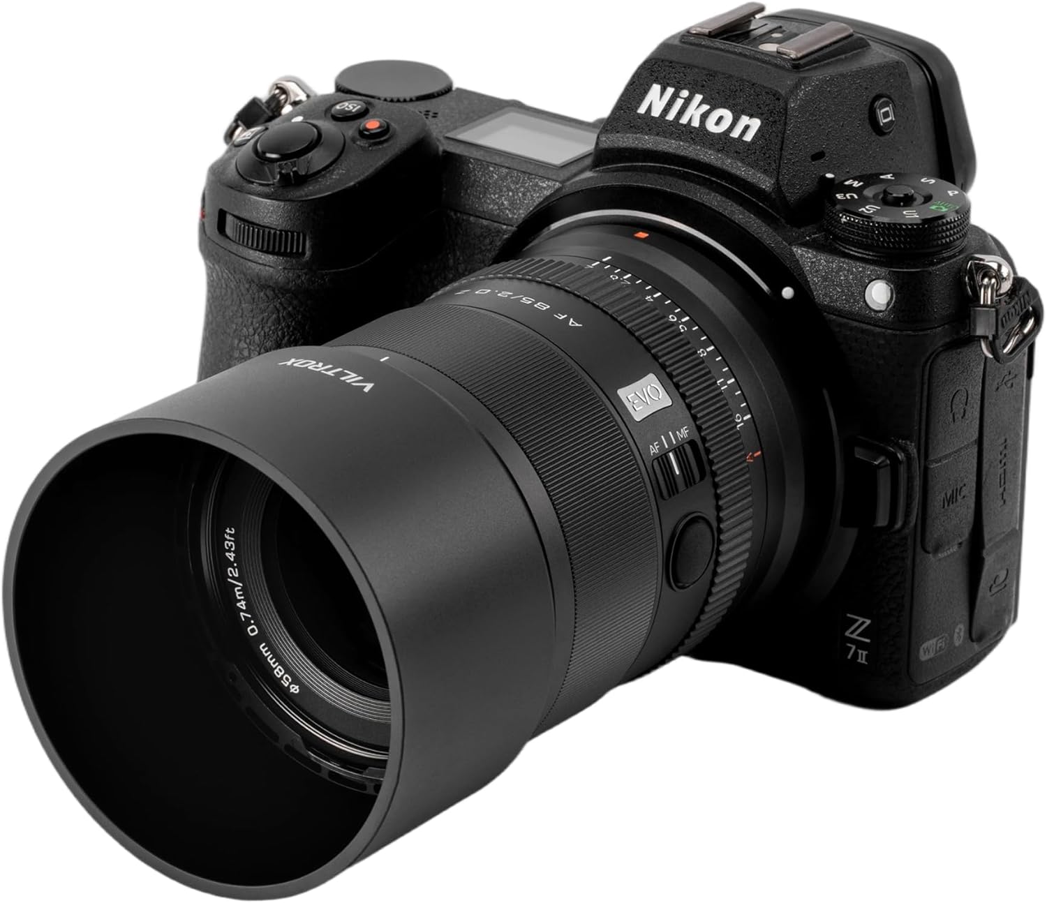 VILTROX 85mm F2.0 Z Lens, AF 85mm f/2 EVO Z Lens for Nikon, Full Frame Auto Focus Portrait Lenses for Nikon Z Z6 III Zf Z8 Z9 Z30 Zfc Z50 II Z7 II ZR