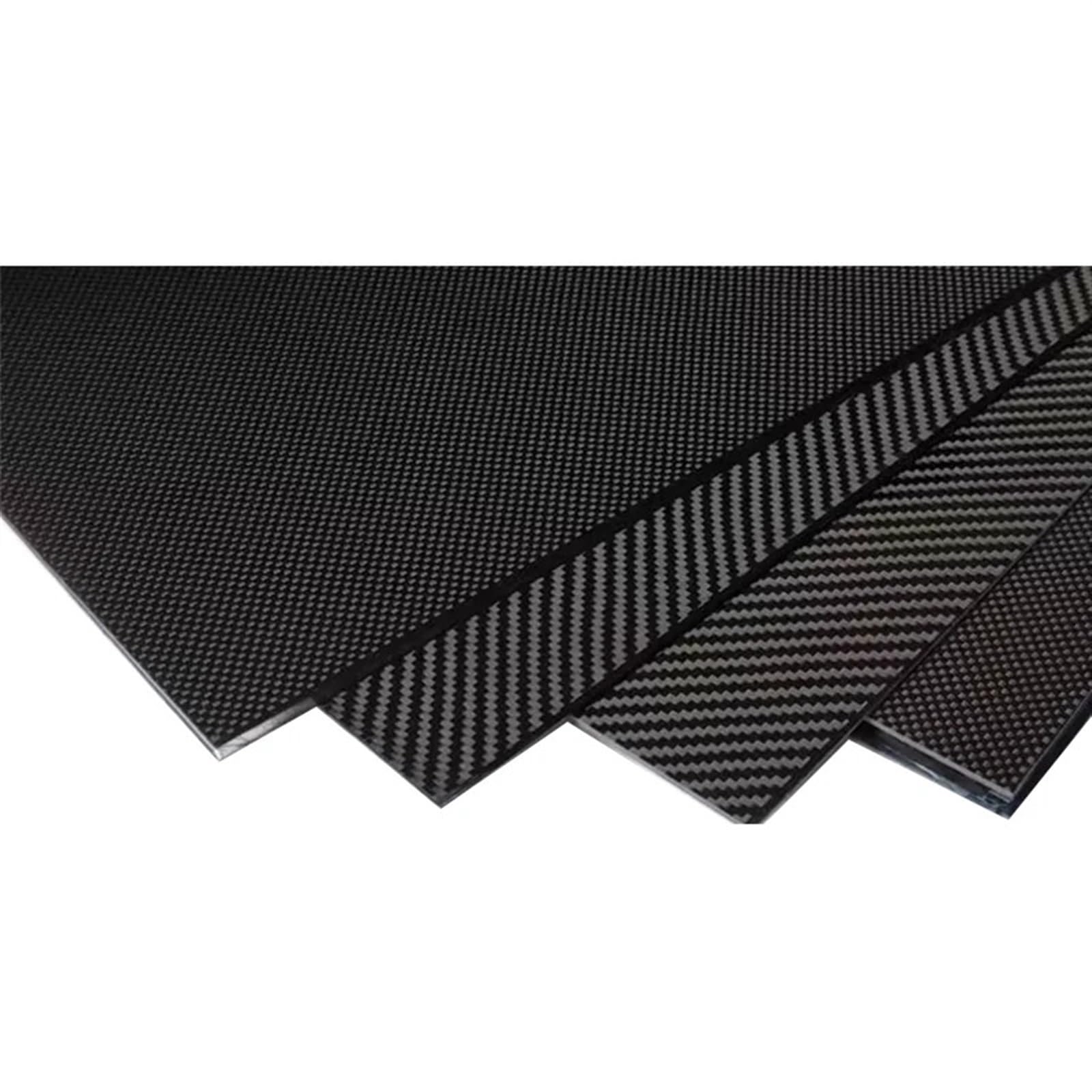 płyty z włókna węglowego, Arkusz z włókna węglowego 3K 100 mm x 250 mm 0,5-6,0 mm do modelarstwa i projektów DIY(1.5mm Plain Matte)