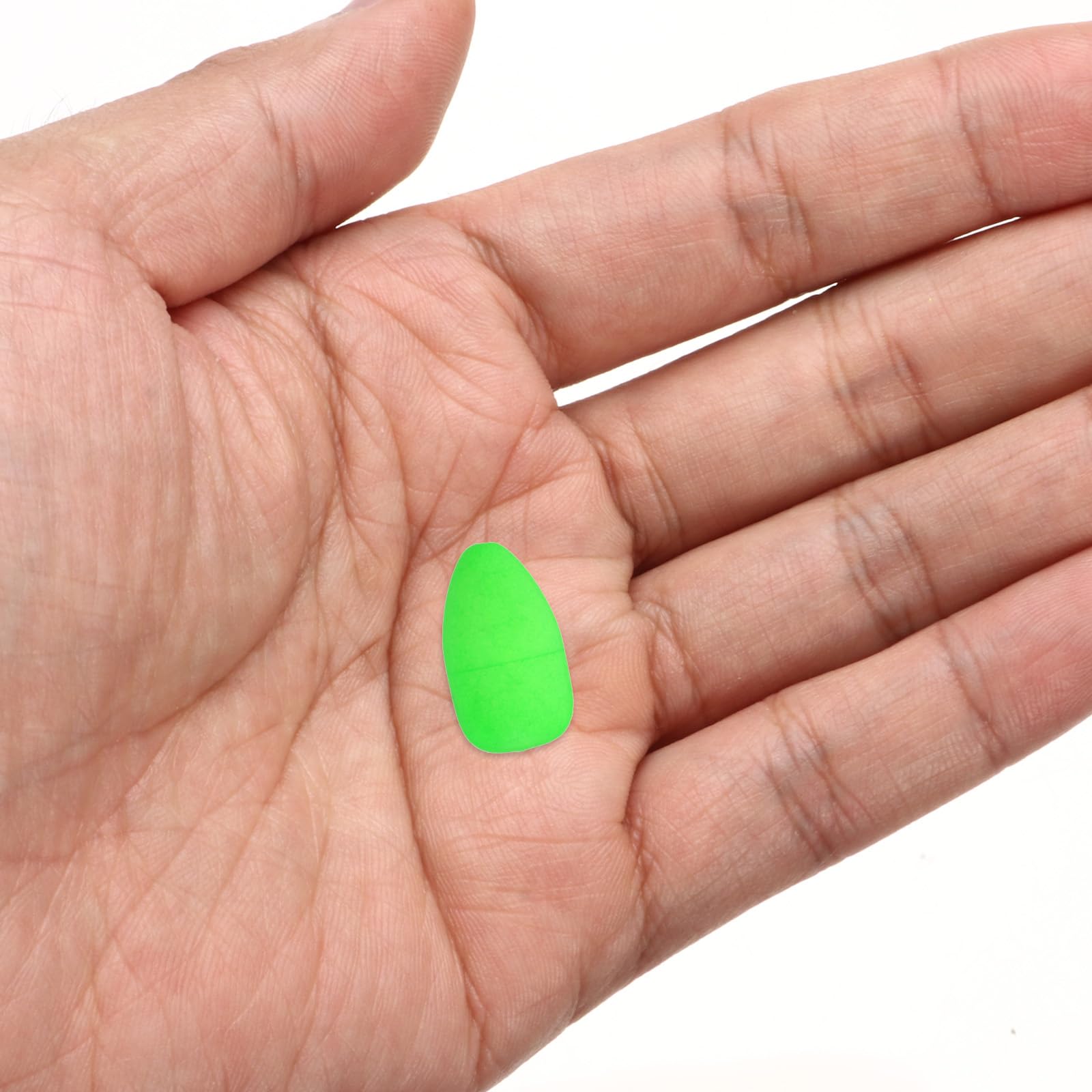 PATIKIL Fishing Foam Floats 0.8 Inch, 30Pcs Oval Snell Floats Fly Fishing Strike Indicator for Pompano Rig Trout Catfish Walleye Green - Image 4