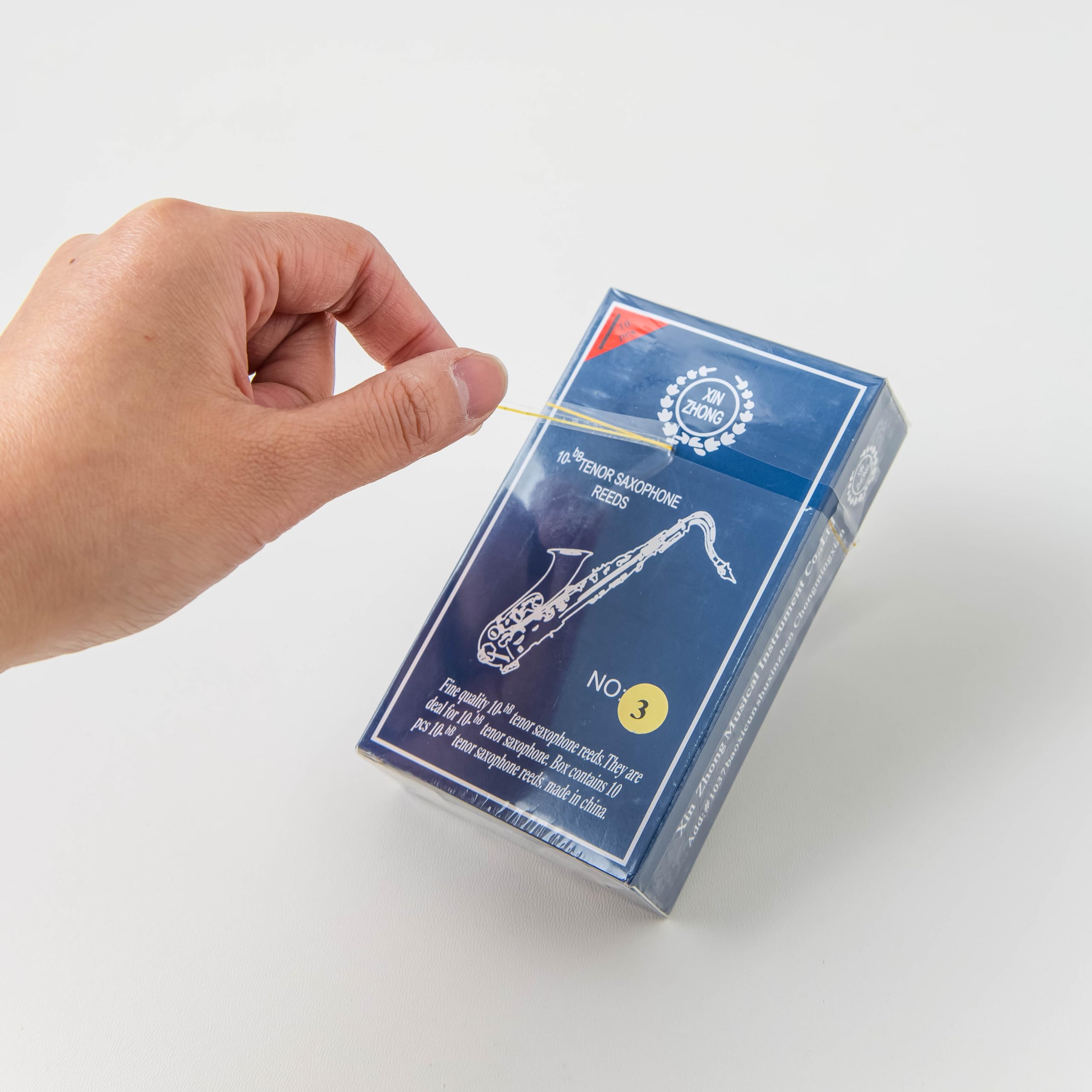 10PCS Tenor Saxophone Reeds for Tenor Sax (Strength 3.0)