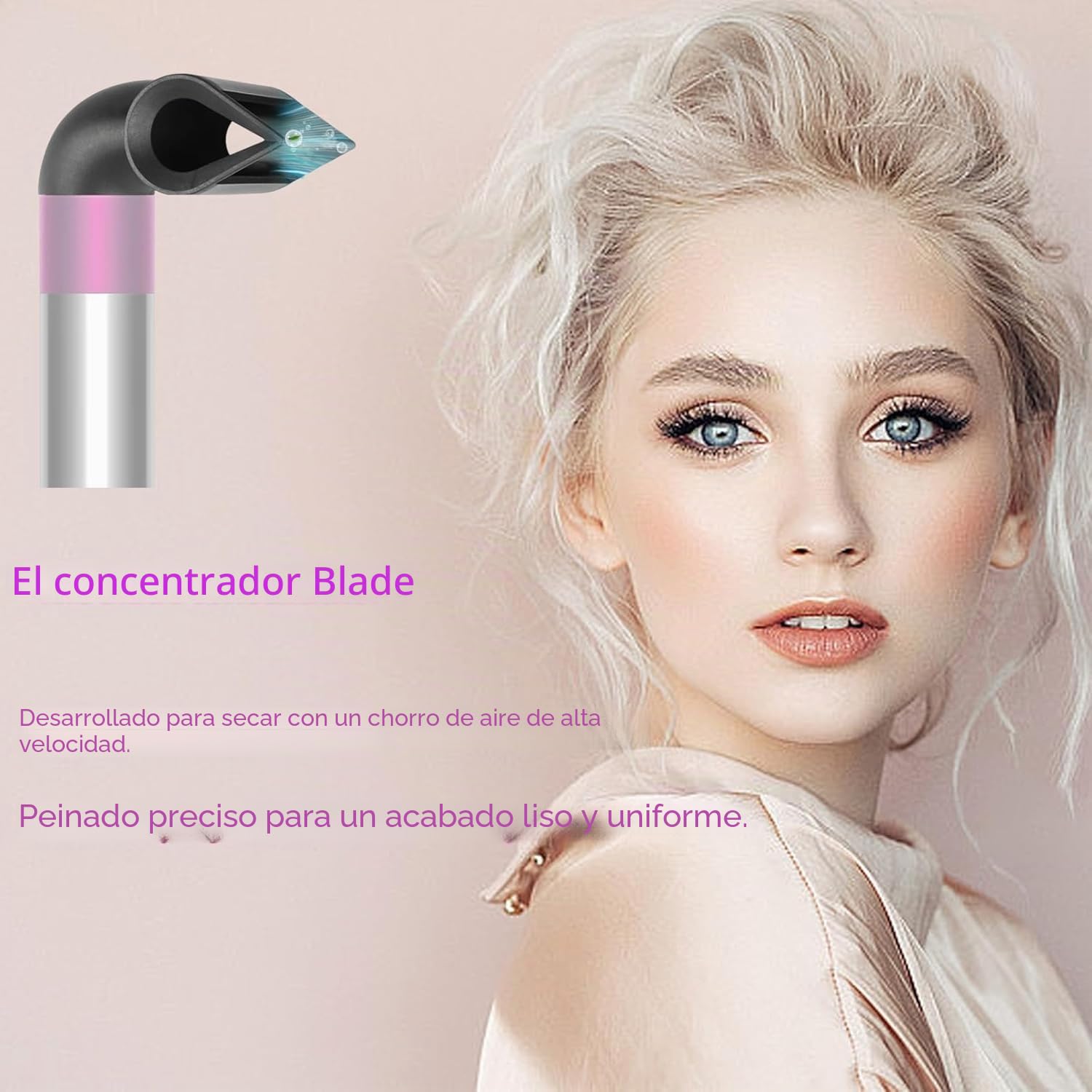 Boquilla de peinado de precisión para Dyson Airwrap HS01/HS05, concentrador de peinado de cuchillas, accesorio de secado y peinado