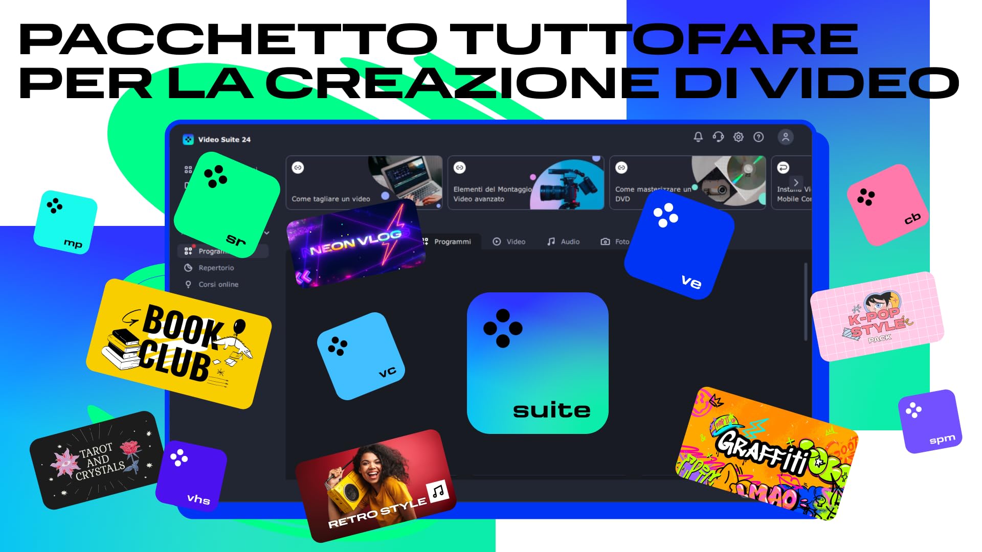 Movavi Video Suite - Licenza di 1 anno | Personale | 1 Dispositivo | PC | Codice d'attivazione per PC via email