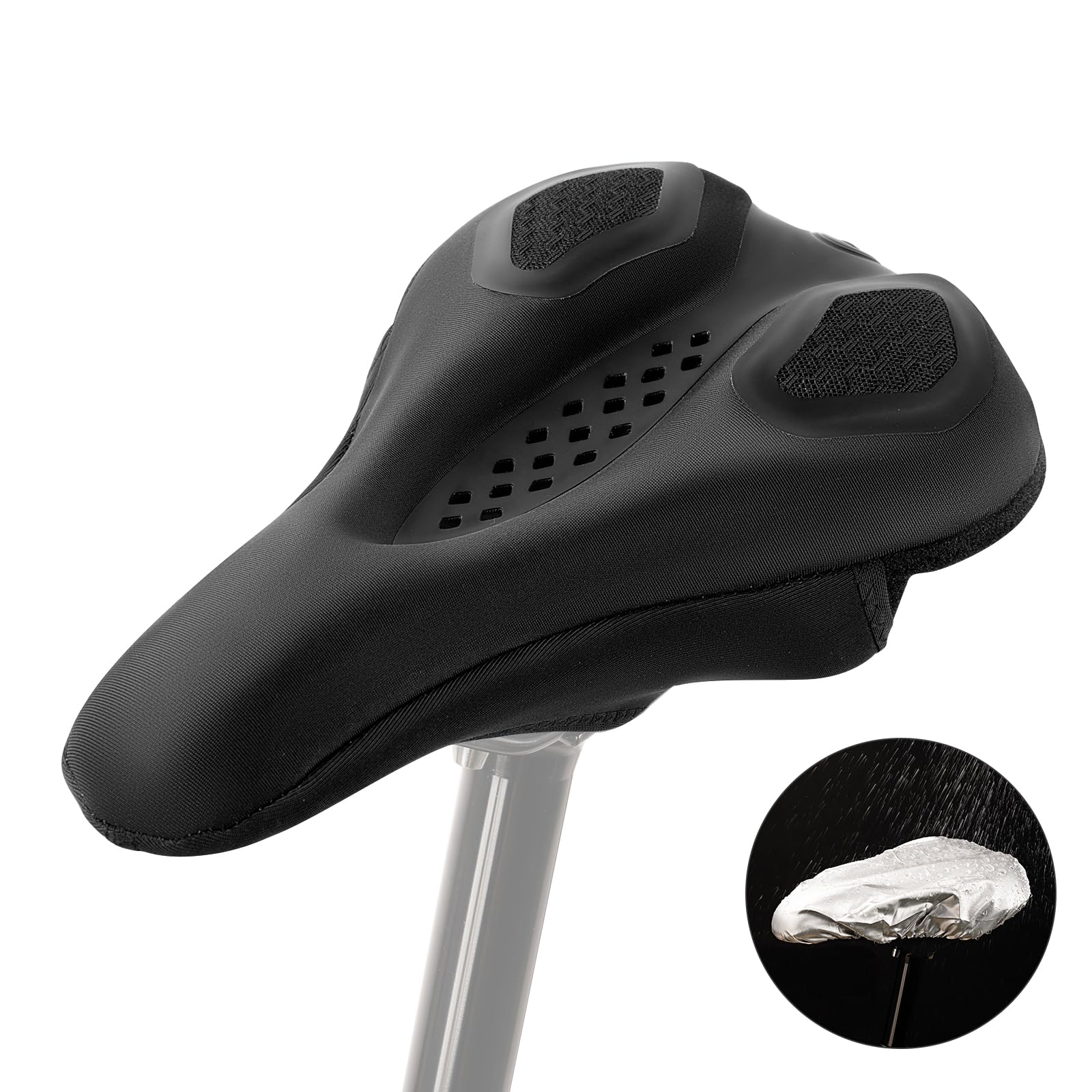 Housse de selle de vélo ROCKBROS rembourrée en gel, housse de