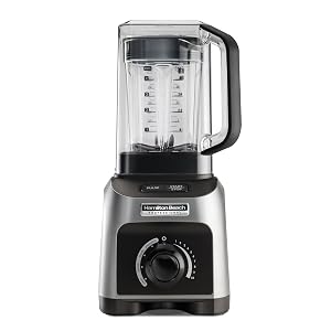 Hamilton Beach Professional Quiet Shield Blender 1500 Watts Peak Power 32oz BPA Free Jar 4 Programs Variable Speed