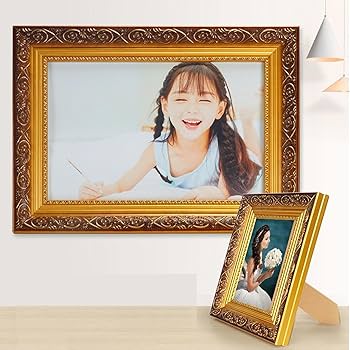 Amazon.co.jp: 無垢材の額縁木製のフォトフレーム家族の結婚式の