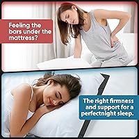 Vista 7 de Bunkie Board Queen - Heavy Duty Reinforced Wood Bed Boards for Under Mattress, Universal Sleeper Sofa Support Board with Anti-Sag Design for Metal