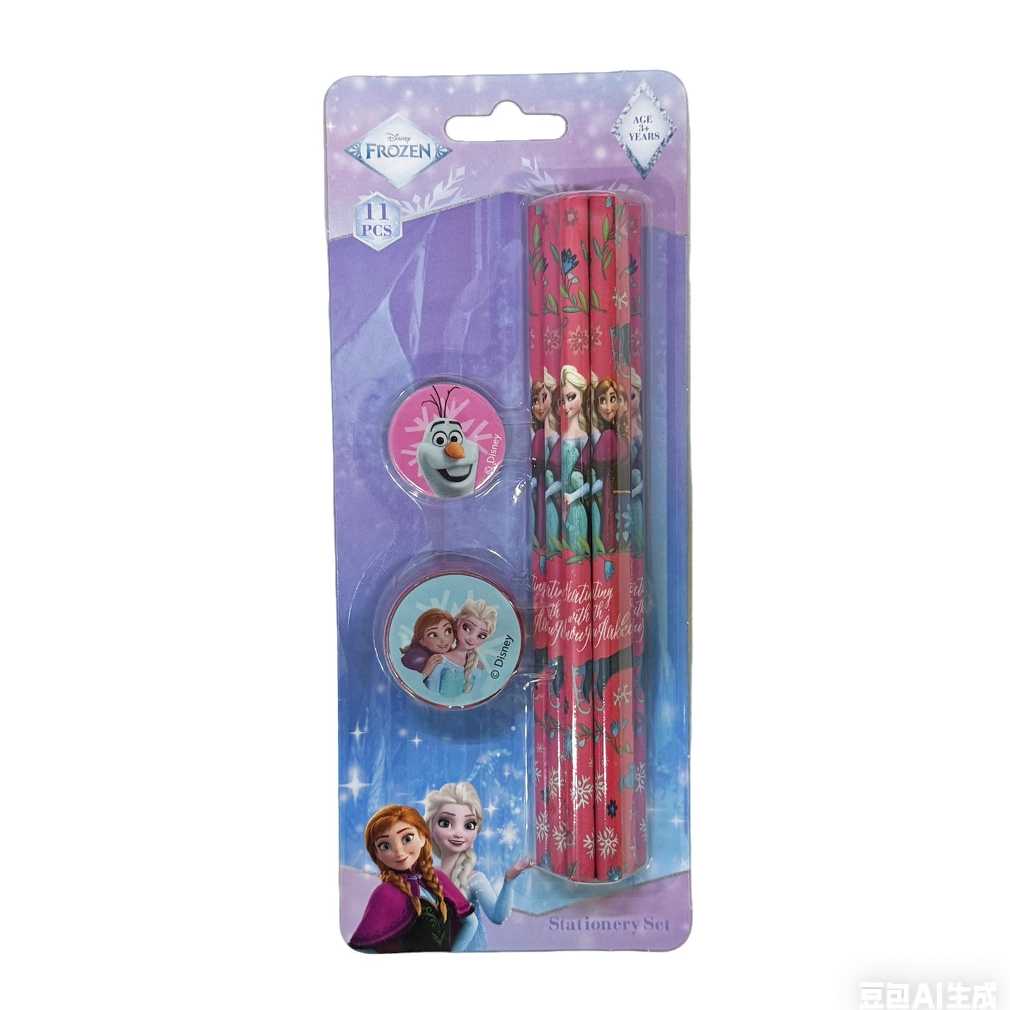 Frozen 11 pcs Stationery Set Pencils, Eraser, Sharpener | Study Kit for Boys & Girls | School Gift Set | Return Gift-image-46