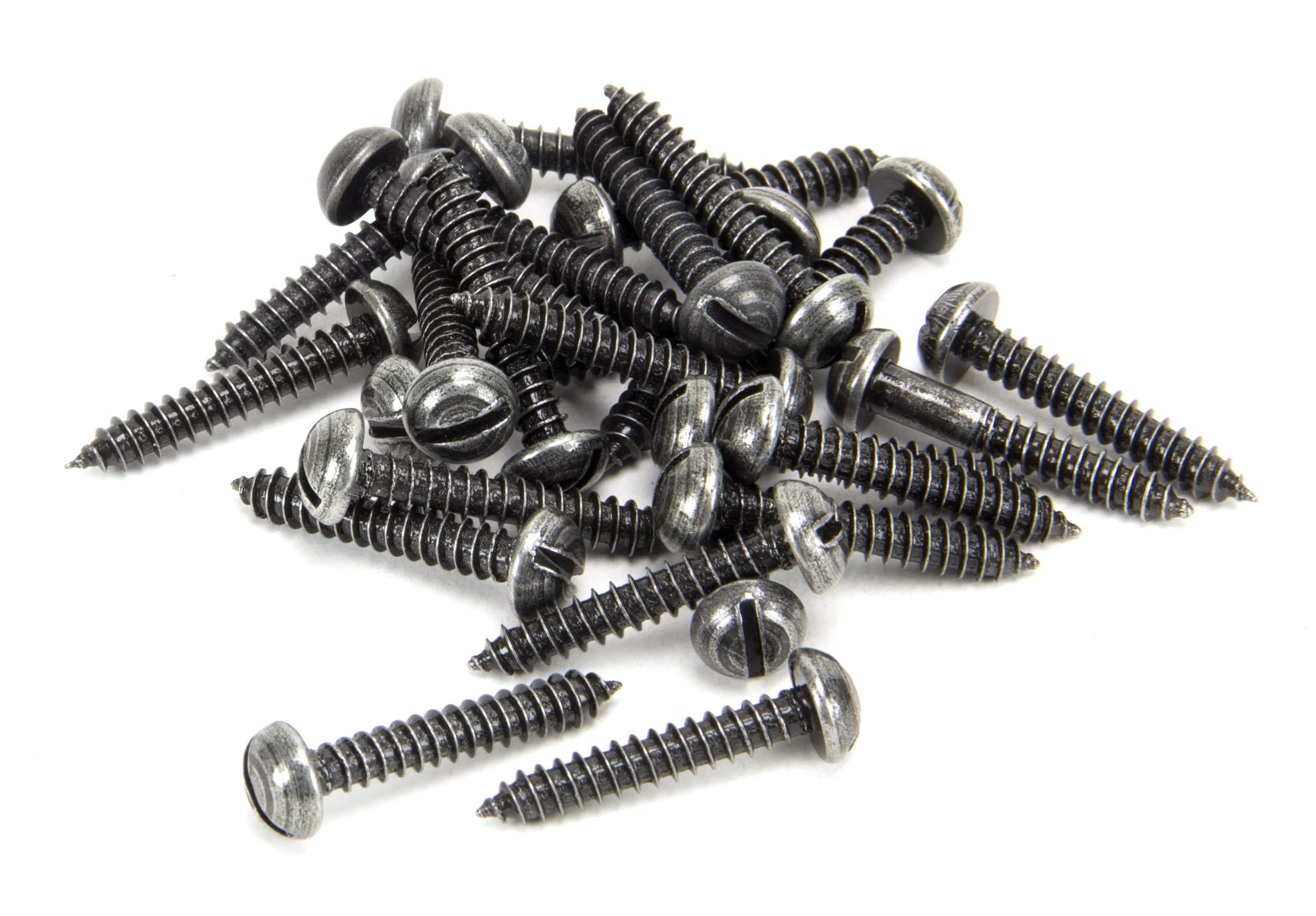 From The Anvil 33433 Pewter 8 x 1"" Round Head Screws (25)